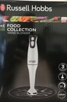 Russell Hobbs Food Collection Hand Blender, Mixer Blend Smoothie Soup 2 Speed