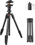 K&F Concept Tripod for 64" height/10kg load/Aluminum, load 