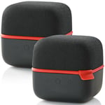 2x 15W Bluetooth Speaker Kit RED True Wireless Stereo Portable Rechargeable