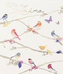 Premium Birthday Card Garden Birds Female For A Lovely Grandma Nan Granny