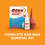 Otex Express Clinically Proven Ear Wax Removal Kit Easy of Use Drops and Bulb