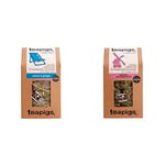 Teapigs Lemon and Ginger Tea Bags Made With Whole Leaves (1 Pack of 50 Tea Bags) & Teapigs Liquorice and Peppermint Tea Made With Whole Flowers (1 Pack of 50 Tea Bags)