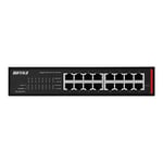 BUFFALO Giga Layer 2 Smart Switch 16 Port BS-GS2016 Network Black OFF-NONE-ON