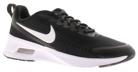 Nike Womens Running Trainers Air Max Nuaxis Lace Up black Textile - Size UK 7