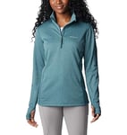 Columbia Veste Polaire pour Femme, Park View Half-Zip Grid, Night Wave Heather