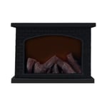 1X(Electric Fireplace  Led Flame Log  Rectangle Fire Place  for Home Decor9433