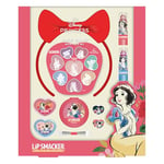 Lip Smacker Blanche Neige Hair Band with Face Set, Set de 18 Pièces pour Enfants avec Gloss à Lèvres, Baume à Lèvres, Crème Scintillante et Accessoires, Cadeaux Princesses Disney