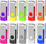 Lot De 10 Clés Usb 16 Go - Multicolore[Q3203]