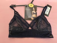 Marks & Spencer Autograph UK6 EU34 US2 new navy blue crossover non-padded bra