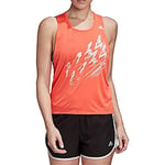 adidas Speed Tank W Débardeur Femme, Solar Red, FR : L (Taille Fabricant : L)