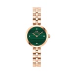 Klocka Daniel Wellington Elan Lumine Malachite DW00100721 Gyllene