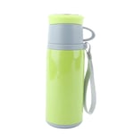 Omabeta 350ml Thermo Cup Thermal Bottle Double Wall Vacuum Flask for Hot & Cold Drinks for Home(green)