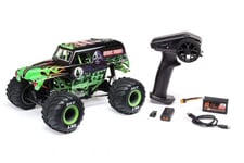 LOS 1/18 Mini LMT 4X4 Brushed Monster Truck RTR, Grave Digger C-LOS01026T1