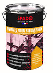 SPADO - Vernis Bitumineux Noir - Protection des Surfaces Extérieures - Imperméabilisant - Formule Anti-Rouille, Anti-Acide, Anti-Humidité - Fabrication Française - 4 Litres