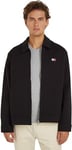 Tommy Jeans Men Jacket for Transition Weather, Black (Black), XXL