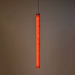 LZF LAMPS Estela SV -LED-riippuvalaisin 90cm kirsikkapuu