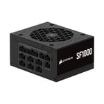 CORSAIR SF1000 (2024) Alimentation ATX Entièrement Modulaire à Faible Bruit 80 Plus Platinum – Compatible ATX 3.1 – Compatible PCIe 5.1 – Support SFX-to-ATX Inclus – Noir