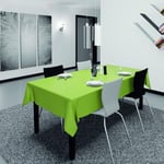 d-c-fix nappe de table toile cirée Monte Carlo Sharon citron vert - anti-tache en plastique PVC - linge enduite pour intérieur et extérieur - 150 cm rond