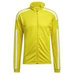 adidas Mens Tracksuit Jacket Squadra 21 Training Track Top, Team Yellow/White, GP6465, XL