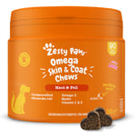 Zesty Paws Omega Skin & Coat med lax - 90 tuggtabletter