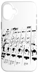 Coque pour iPhone 16 Plus Disque Jockey Platine Techno Musique Electronique DJ