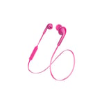 Bluetooth headphones Neck strap Remote control and Microphone HD Defunc pink