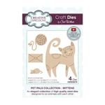 Creative Expressions Sue Wilson Pet Pals Mittens Craft Die, Brown, 2.6 x 2.1 in