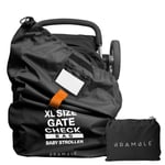 XL Pram Gate Check Bag Stroller Pushchair Double Buggy Travel Waterproof Cover