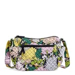 Vera Bradley Women's Go Crossbody Purse, Bloom Boom-Recycled Cotton, One Size