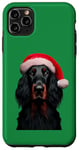 iPhone 11 Pro Max Gordon Setter With Santa Hat Christmas Dog Owner Lover Xmas Case