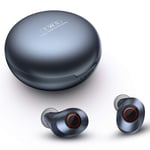 True Wireless Earbuds, KATMAI T09 Bluetooth 5.0 Earphones with Microphones, IPX6 Waterproof Headphones in-Ear, Metal Charging Case, Deep Bass Stereo Wireless Earphones for Sports