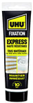 UHU Fixation express - Colle de montage ultra forte et rapide, blanche, tube 175g