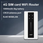 4G SIM Card Wifi Router 150Mpbs 10000MAh Battery Lte Modem Travel  MIFI6712