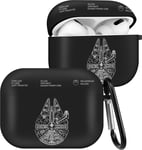 Coque pour Airpods Pro 2019/Pro 2ème génération, motif vaisseau spatial, mignon dessin animé cool en silicone pour Apple Airpod Air Pods Pro, couverture amusante pour filles, garçons, filles