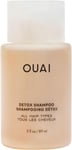 OUAI Detox Shampoo Travel Size - Clarifying Shampoo for Build Up, Dirt, Oil, Pro