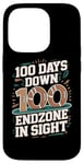 Coque pour iPhone 14 Pro Football 100e jour d'école 100 jours de réussite