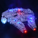 Lommer LED Light Kit for Lego Star Wars 75192 Millennium Falcon, Lighting Kit for Lego 75192 (Lights Included Only, No Lego Kit)