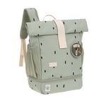 Lässig LÄSSIG Mini Rolltop Backpack Happy Print s light olive