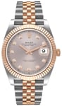 Rolex 126331-0008 Datejust 41 Punakultaa/18K punakultaa Ø41 mm