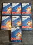 7  x Philips DVD+RW Rewritable Blank Disc 4.7GB - Brand New & Sealed