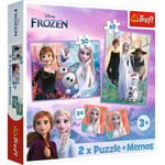 Trefl Frozen 2, palapeli + muistipeli