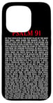 iPhone 15 Pro Psalms 91 Full KJV Bible Verse Protection & Safety Blessing Case