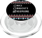 Gentile Coquine Noël Hermione Pull Moche PopSockets PopGrip pour MagSafe