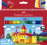 Faber-Castell - Felt-tip pen Jumbo super washable (24 pcs) (154324)