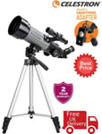 Celestron Travel Scope DX 70mm F6 AZ Refractor Telescope 22035