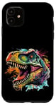 Coque pour iPhone 11 T Rex Pop Art, Dinosaure