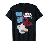 Star Wars Thrawn Colored Silhouette Poster T-Shirt