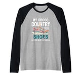 My Cross Country Shoes Have More Miles Than Your Car Running Raglan Baseball Tee