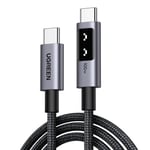 Uno Câble USB C vers USB C PD 100W 20V 5A Charge Rapide en Nylon Compatible avec MacBook iPad iPhone 16 Plus Pro Max 15 Galaxy S24 Plus Ultra S23 S22 A55 A35 A15 Steam Deck PS5 Manette (1M)