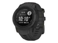 Garmin Instinct 2S - 40 mm - grafit - sportklocka med band - silikon - handledsstorlek: 112-180 mm - monokrom - 32 MB - Bluetooth, ANT+ - 42 g